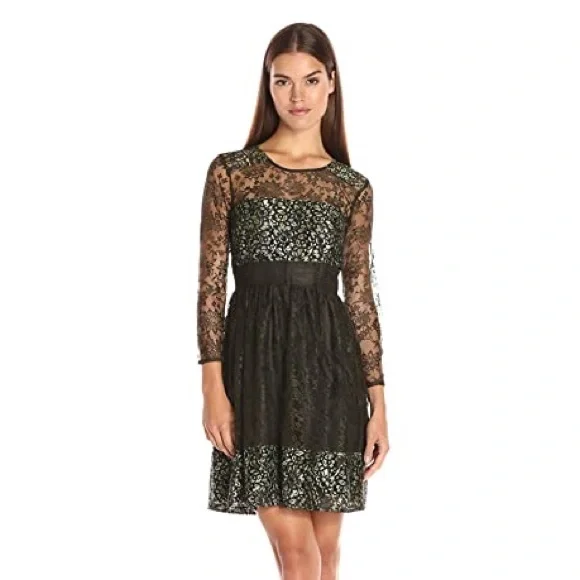 chinese dress ladies French Connection Ramona Lace Jersey Dress